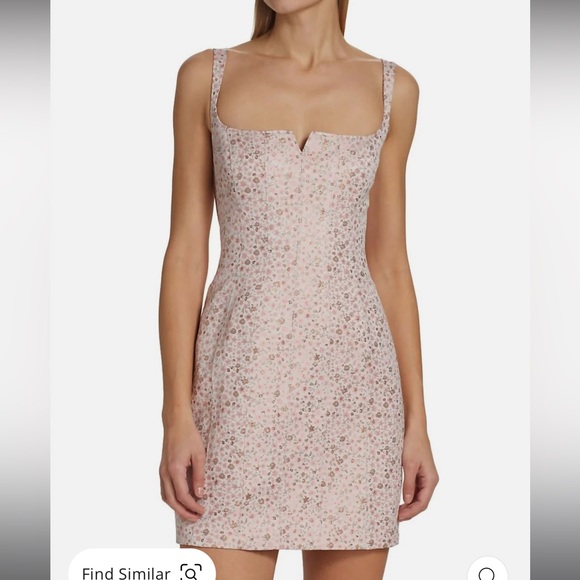 CINQ A SEPT Yazlyn Floral Dress In Pale Rose Multi 💕 - Picture 2 of 11